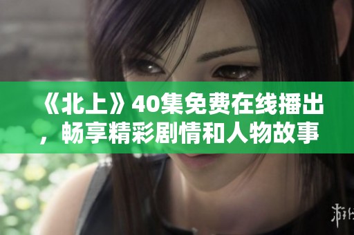 《北上》40集免费在线播出，畅享精彩剧情和人物故事