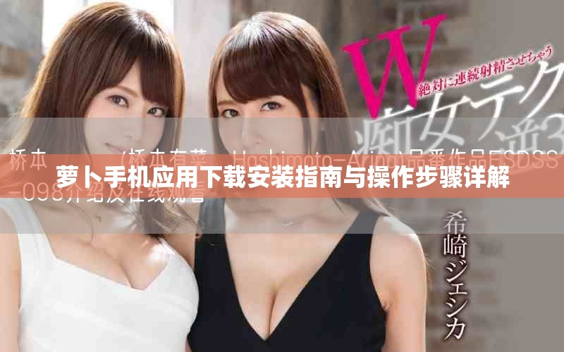 萝卜手机应用下载安装指南与操作步骤详解
