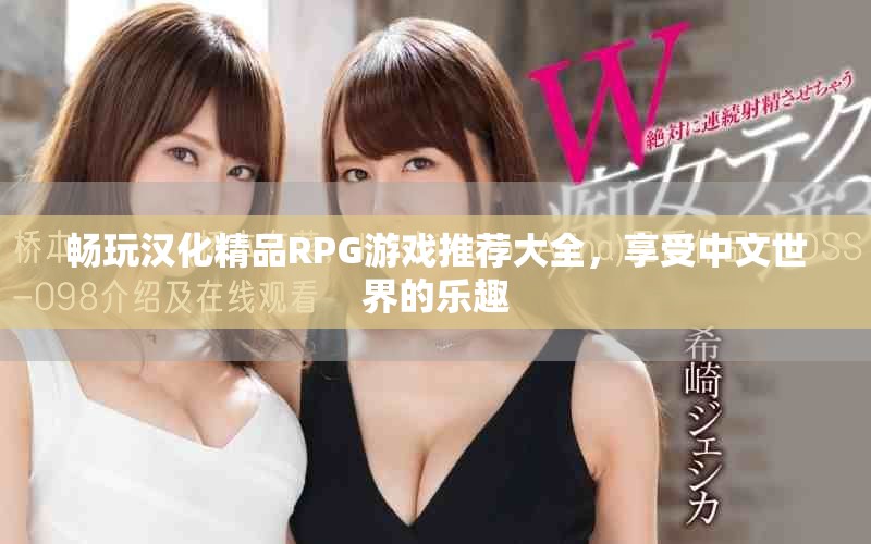 畅玩汉化精品RPG游戏推荐大全，享受中文世界的乐趣