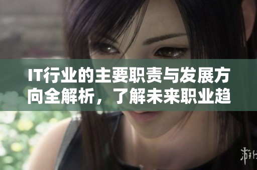 IT行业的主要职责与发展方向全解析，了解未来职业趋势
