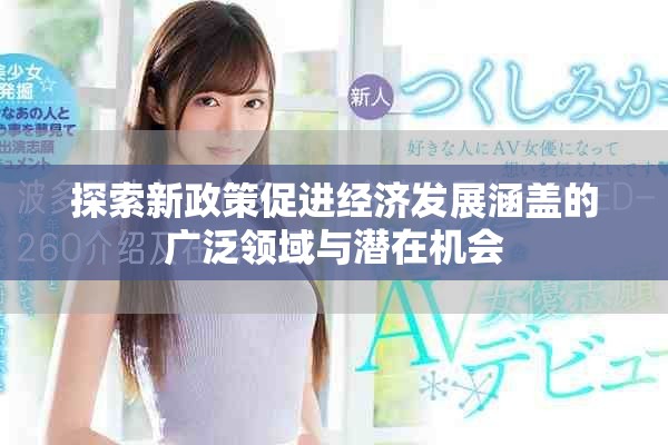 探索新政策促进经济发展涵盖的广泛领域与潜在机会
