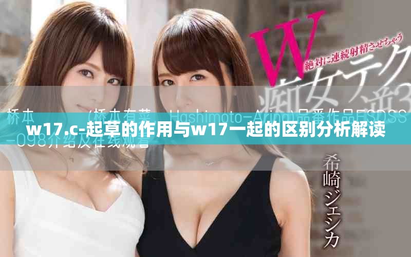 w17.c-起草的作用与w17一起的区别分析解读