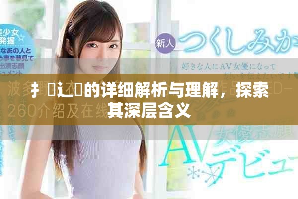扌喿辶畐的详细解析与理解，探索其深层含义