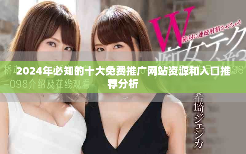 2024年必知的十大免费推广网站资源和入口推荐分析