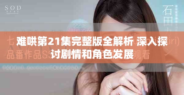 难哄第21集完整版全解析 深入探讨剧情和角色发展