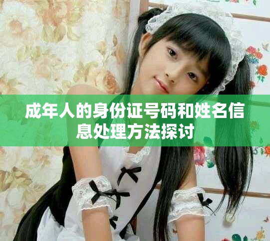 成年人的身份证号码和姓名信息处理方法探讨