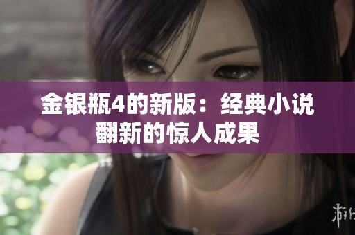 金银瓶4的新版：经典小说翻新的惊人成果