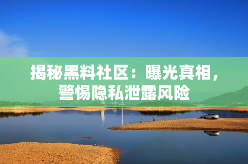 揭秘黑料社区：曝光真相，警惕隐私泄露风险