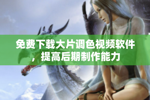 免费下载大片调色视频软件，提高后期制作能力