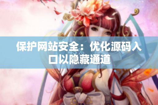 保护网站安全：优化源码入口以隐藏通道