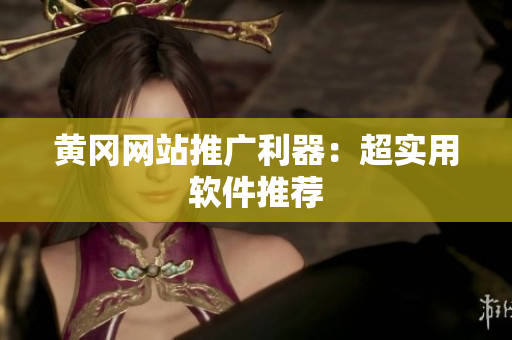 黄冈网站推广利器：超实用软件推荐