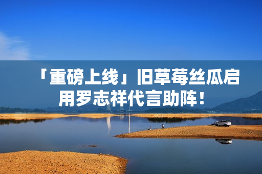「重磅上线」旧草莓丝瓜启用罗志祥代言助阵！