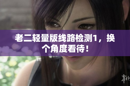 老二轻量版线路检测1，换个角度看待！