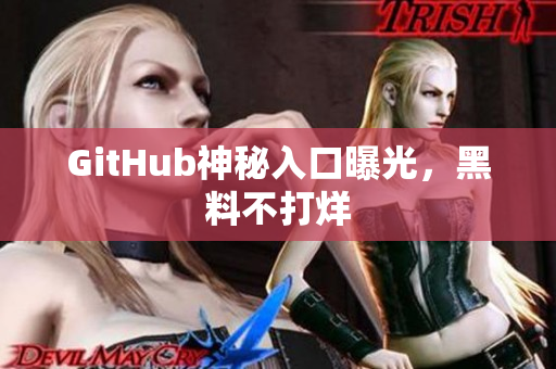 GitHub神秘入口曝光，黑料不打烊
