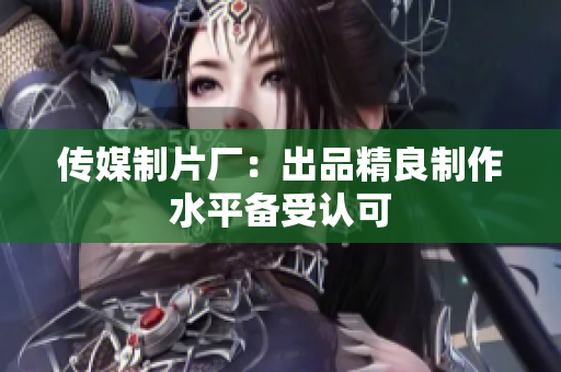 传媒制片厂：出品精良制作水平备受认可