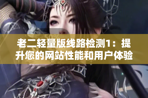 老二轻量版线路检测1：提升您的网站性能和用户体验