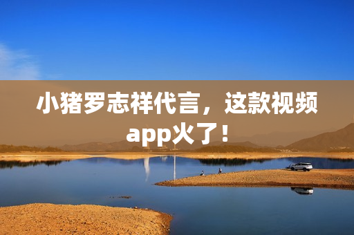 小猪罗志祥代言，这款视频app火了！