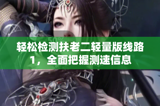 轻松检测扶老二轻量版线路1，全面把握测速信息