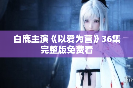 白鹿主演《以爱为营》36集完整版免费看