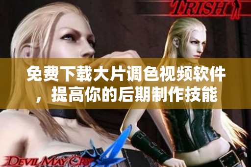 免费下载大片调色视频软件，提高你的后期制作技能