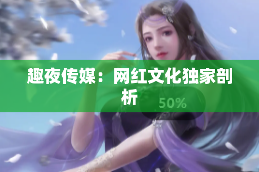 趣夜传媒：网红文化独家剖析