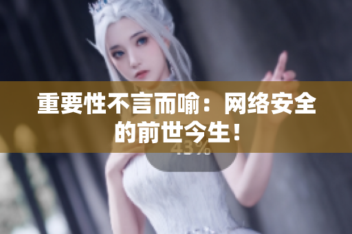 重要性不言而喻：网络安全的前世今生！