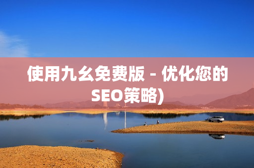 使用九幺免费版 - 优化您的SEO策略)