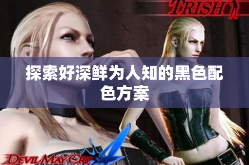探索好深鲜为人知的黑色配色方案
