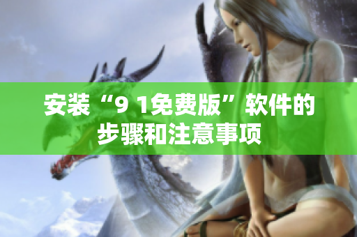 安装“9 1免费版”软件的步骤和注意事项
