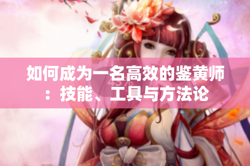 如何成为一名高效的鉴黄师：技能、工具与方法论