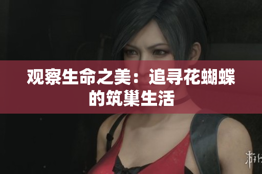 观察生命之美：追寻花蝴蝶的筑巢生活