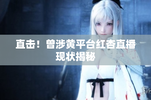 直击！曾涉黄平台红杏直播现状揭秘