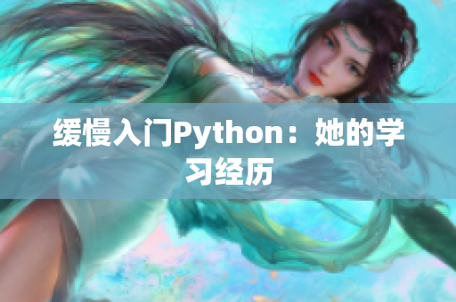 缓慢入门Python：她的学习经历