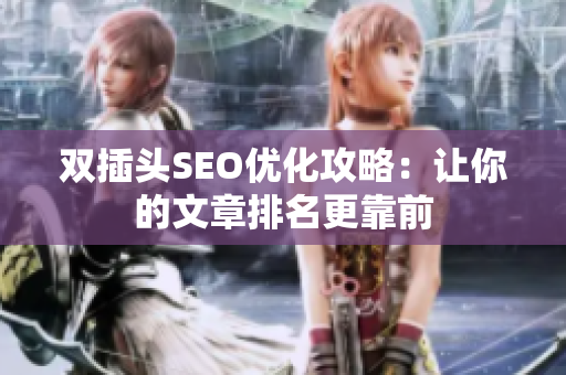 双插头SEO优化攻略：让你的文章排名更靠前