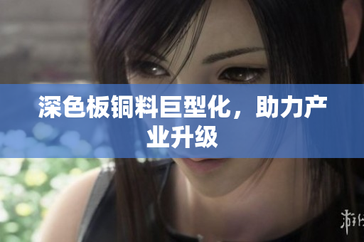 深色板铜料巨型化，助力产业升级