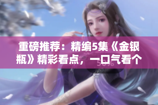 重磅推荐：精编5集《金银瓶》精彩看点，一口气看个够！
