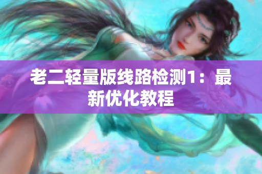 老二轻量版线路检测1：最新优化教程