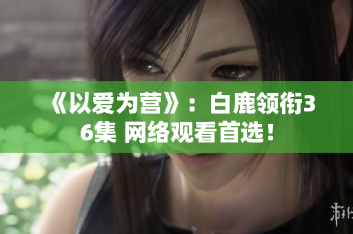 《以爱为营》：白鹿领衔36集 网络观看首选！