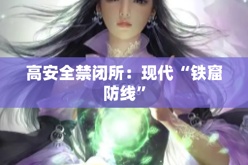 高安全禁闭所：现代“铁窟防线”