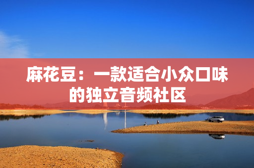 麻花豆：一款适合小众口味的独立音频社区
