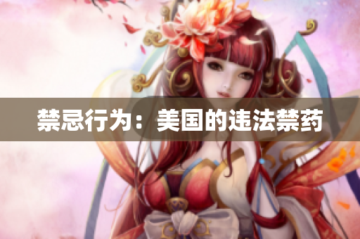 禁忌行为：美国的违法禁药
