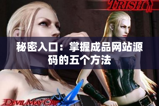 秘密入口：掌握成品网站源码的五个方法