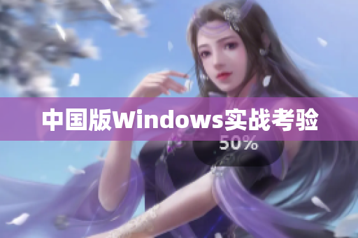 中国版Windows实战考验