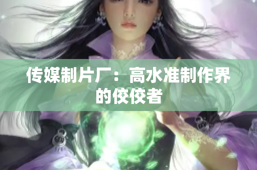 传媒制片厂：高水准制作界的佼佼者