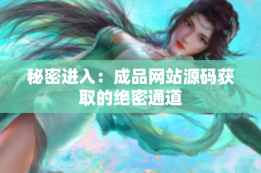 秘密进入：成品网站源码获取的绝密通道