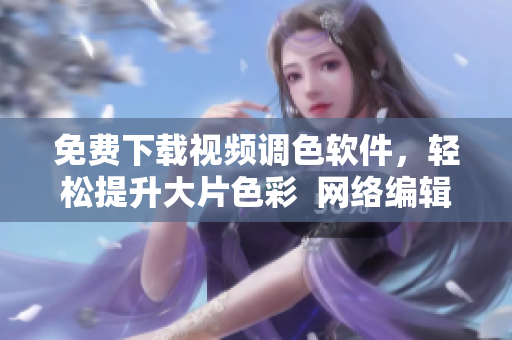 免费下载视频调色软件，轻松提升大片色彩  网络编辑推荐