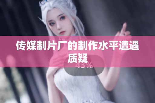 传媒制片厂的制作水平遭遇质疑