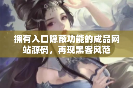 拥有入口隐蔽功能的成品网站源码，再现黑客风范