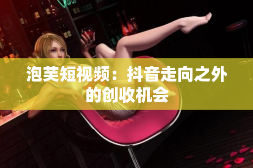 泡芙短视频：抖音走向之外的创收机会