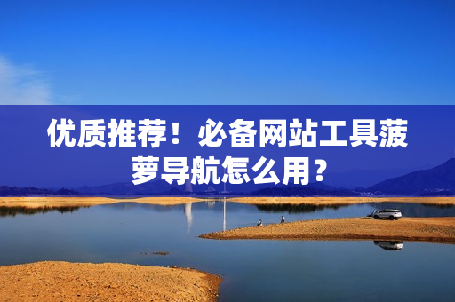 优质推荐！必备网站工具菠萝导航怎么用？